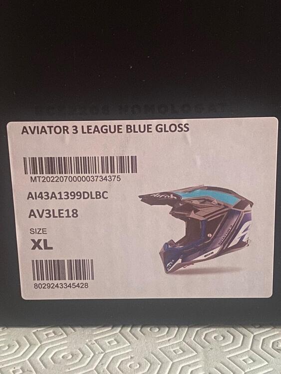 Casco airoh aviator 3 League nuovo (2)