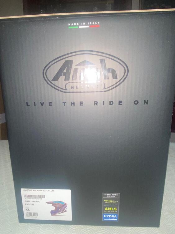 Casco airoh aviator 3 League nuovo (3)