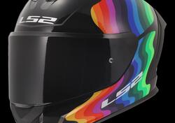 Casco Integrale LS2 FF820 Rapid III Flow Nero Luci