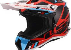 Casco Cross LS2 MX700 Subverter Stomp Bianco Blu R