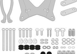 Kit Attacchi Givi A9541A per Parabrezza Seat MO 12