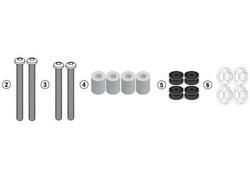 kit attacchi Givi D7056KIT per SYM Cruisym 300 (17