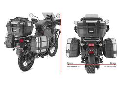 Portavaligie laterale Givi PL4133