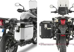 GIVI PL6401CAM Portavaligie laterale specifico per