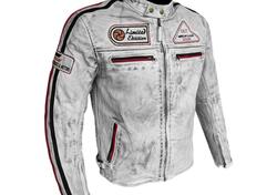 Giubotto Moto In Vera Pelle Cafè Race Vintage S-Techmoto