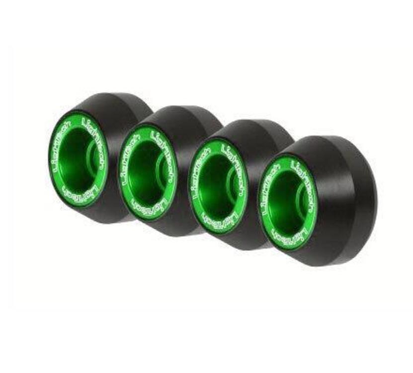 Kit Protezioni Perno Ruota Lightech WAPKA406 Verde