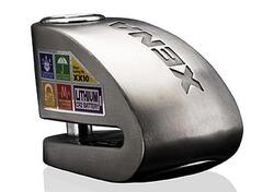 Bloccadisco con allarme Xena xx10 in acciaio inox