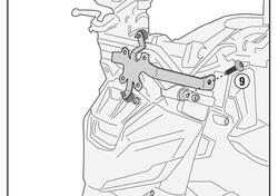 Kit Attacchi Cupolino Givi A2169A Per Yamaha MT-09