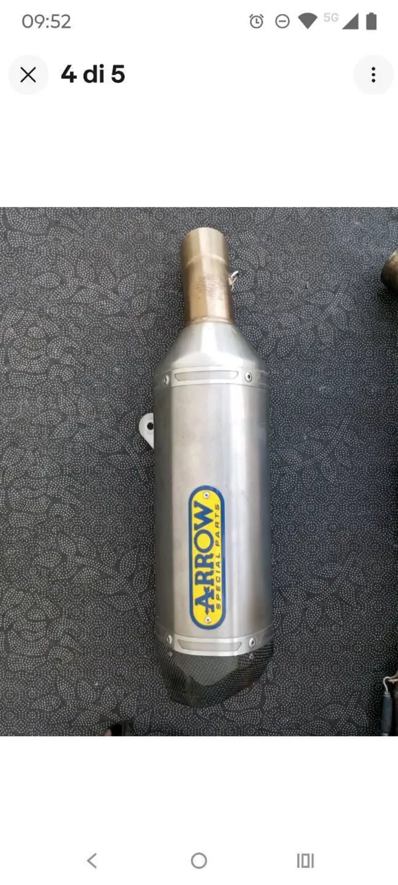 Scarico Arrow basso per Triumph Speed Triple 2011 (2)