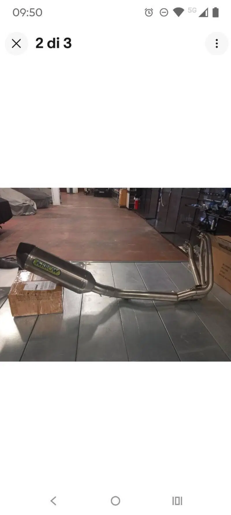 Scarico Arrow basso per Triumph Speed Triple 2011 (3)