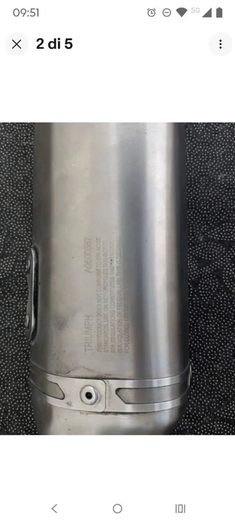 Scarico Arrow basso per Triumph Speed Triple 2011 (5)