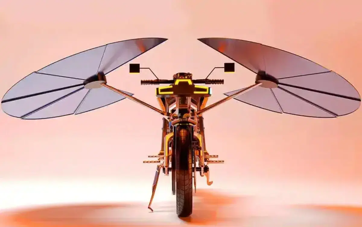 Solaris, la moto che si ricarica al sole, il concept che sfida elettrico e ibrido