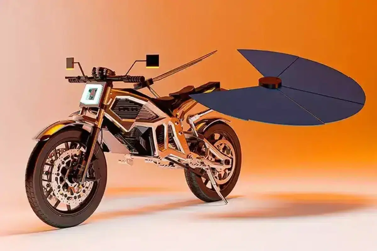 Solaris, la moto che si ricarica al sole, il concept che sfida elettrico e ibrido (3)