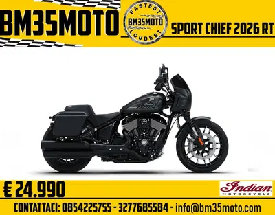Indian Sport Chief 1890 RT (2025 - 26) nuova