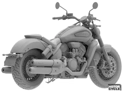 Benda al lavoro su una cruiser V4 con cambio automatico simile all'E-Clutch di Honda 