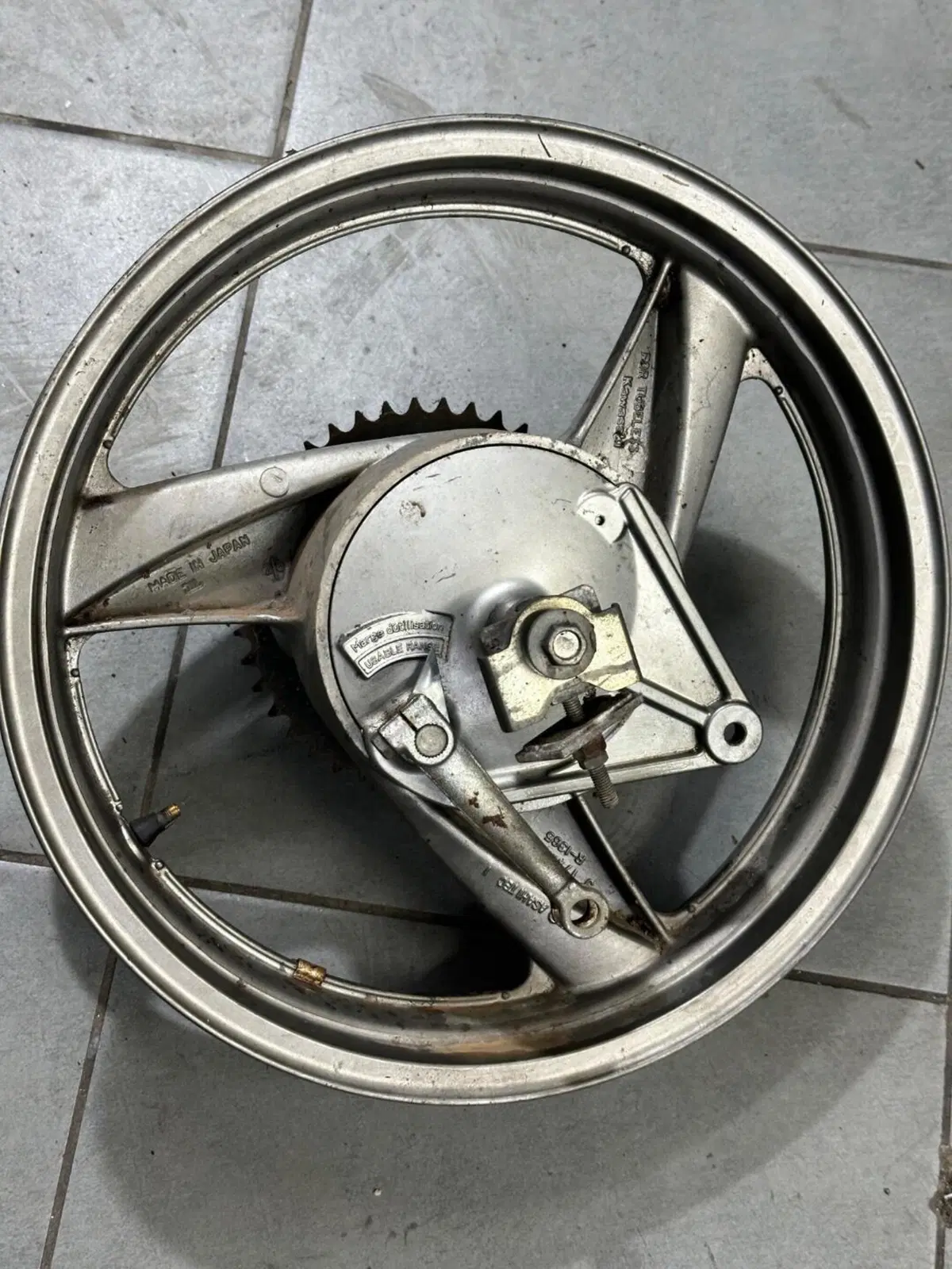 Ruota posteriore ER -5 Kawasaki (2)