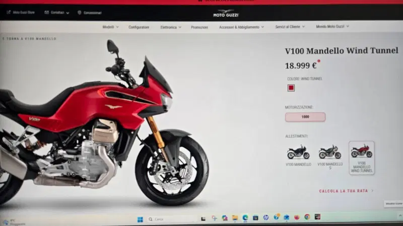 Moto Guzzi V100 Mandello Wind Tunnel (2025 - 26)