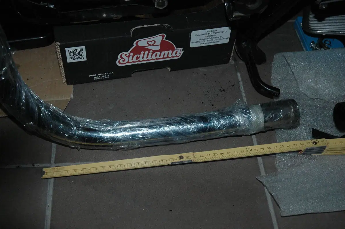 MARMITTA E COLLETTORE per BMW R4 R35 R30 (2)