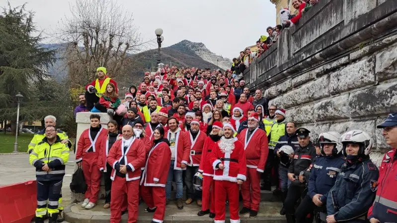 Foto di gruppo a Carrara