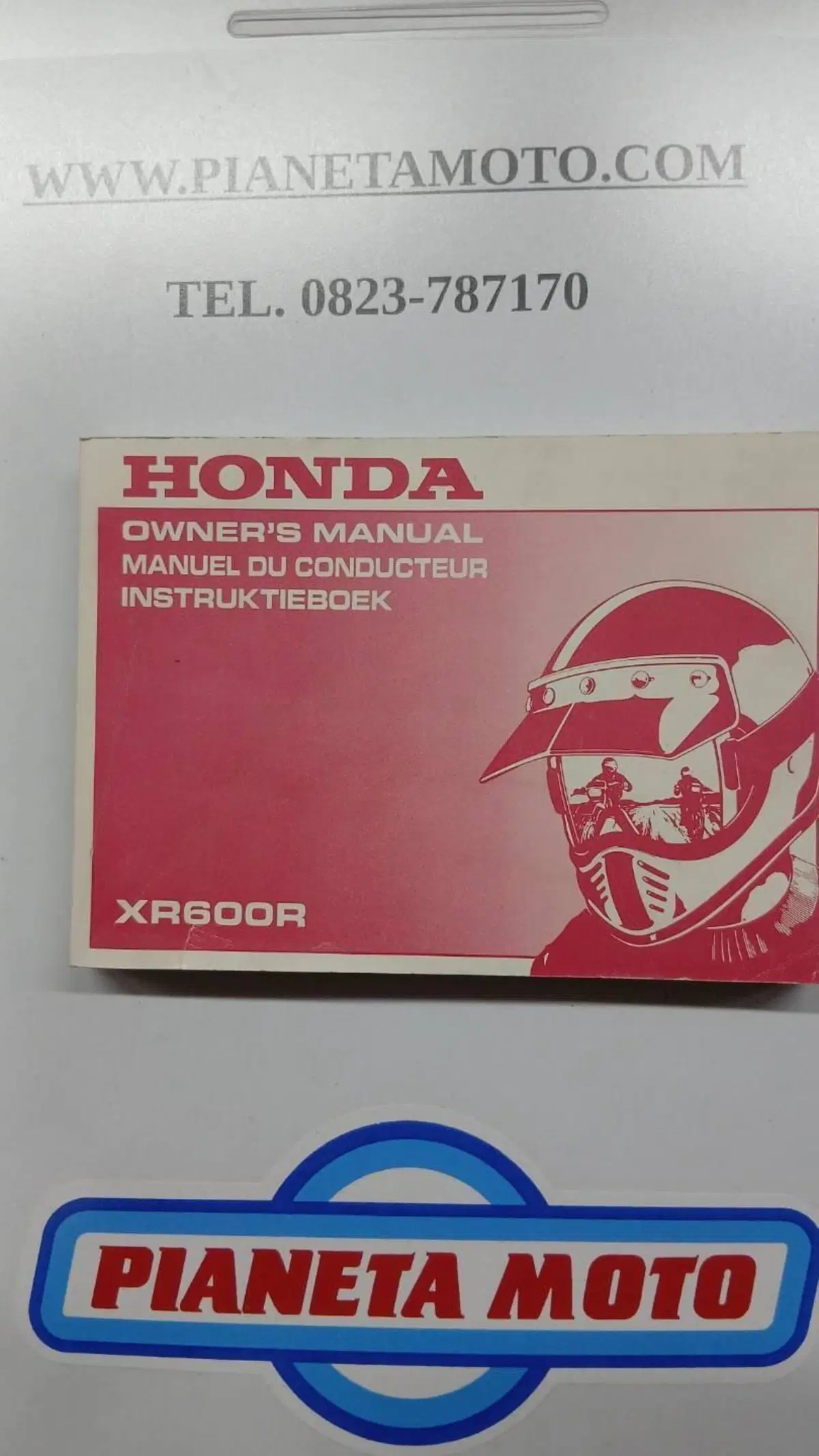 MANUALE USO E MANUTENZIONE XR 6oo Honda