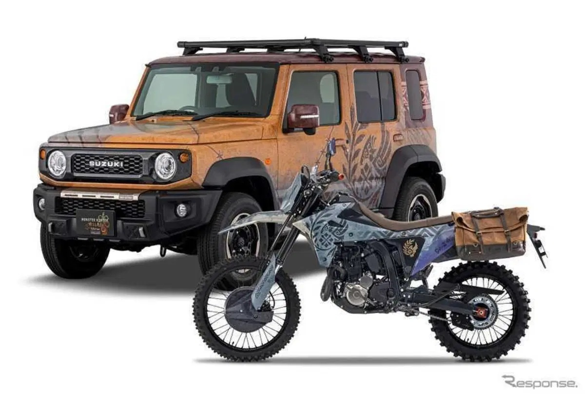 DR-Z4S x Monster Hunter Wilds Edition: la dual sport Ssuzuki veste i panni dell’avventura videoludica