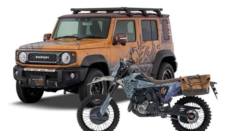 DR-Z4S x Monster Hunter Wilds Edition: la dual sport Ssuzuki veste i panni dell&rsquo;avventura videoludica