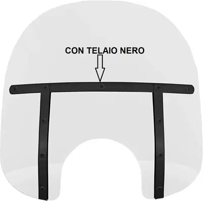 Parabrezza Memphis Fats per Sportster, Dyna e Soft 