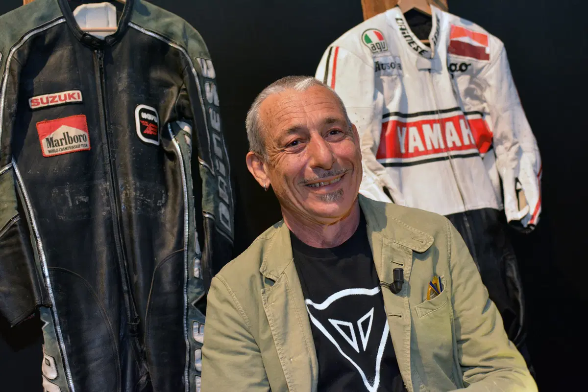 Agostini e Lucchinelli con Dainese per presentare il Webisode #5 Old Dogs (6)