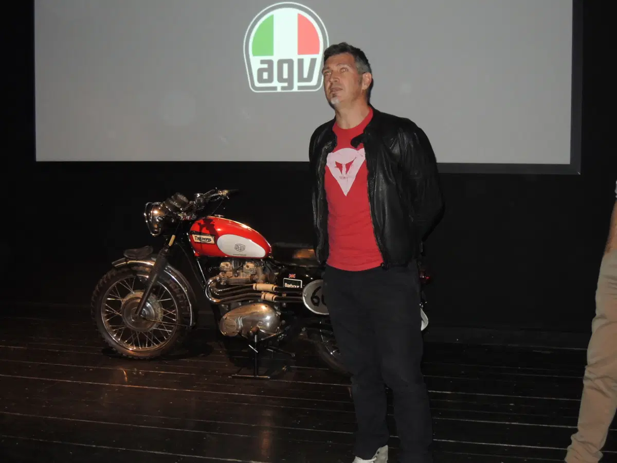Agostini e Lucchinelli con Dainese per presentare il Webisode #5 Old Dogs (9)