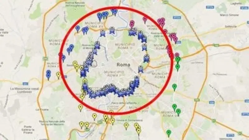 Roma come Milano: nel 2017 si pagher&agrave; per entrare nell'Anello Ferroviario