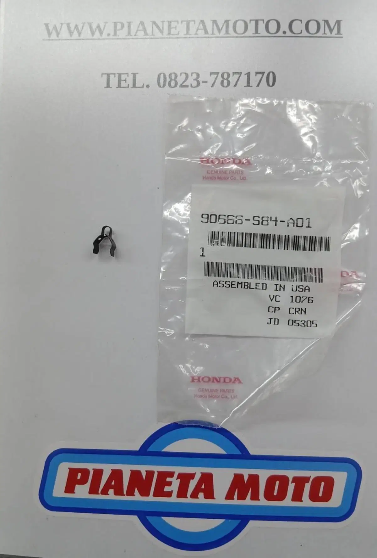 90666S84A01 CLIP RACCORDO ELASTICO Honda