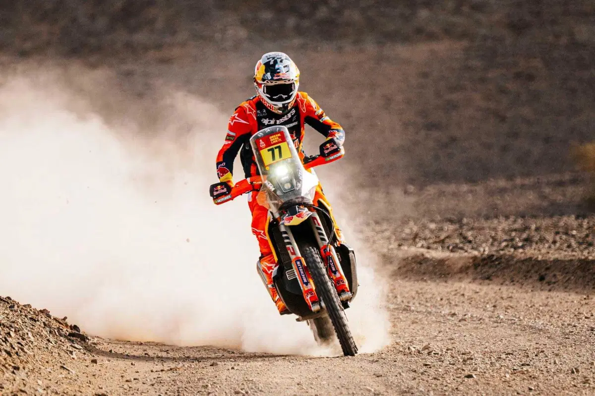 Dakar 2026. T7. Imboscata con doppietta KTM, e un bel nulla di fatto Lategan che salva Al Attiyah [VIDEO] (17)