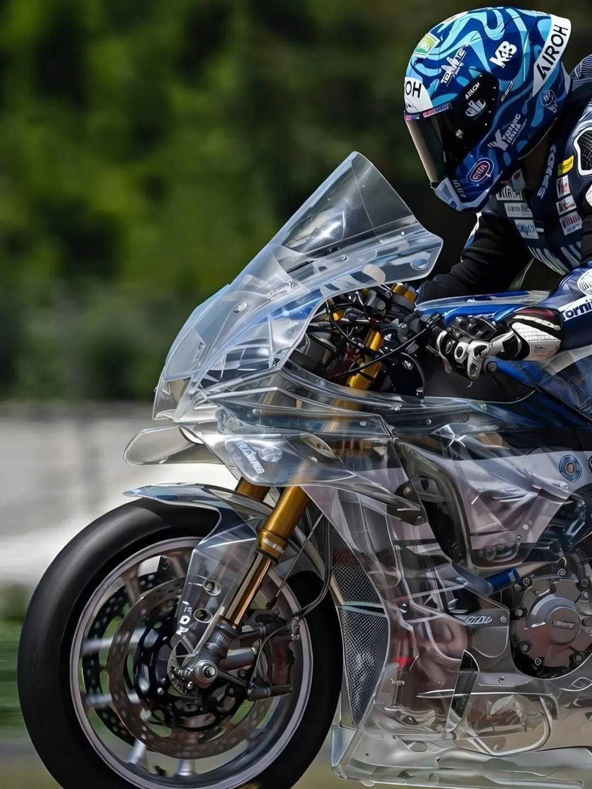 Carene moto trasparenti: è questa la moda del 2026? Che stile la Yamaha R1 di Delbianco [GALLERY] (4)
