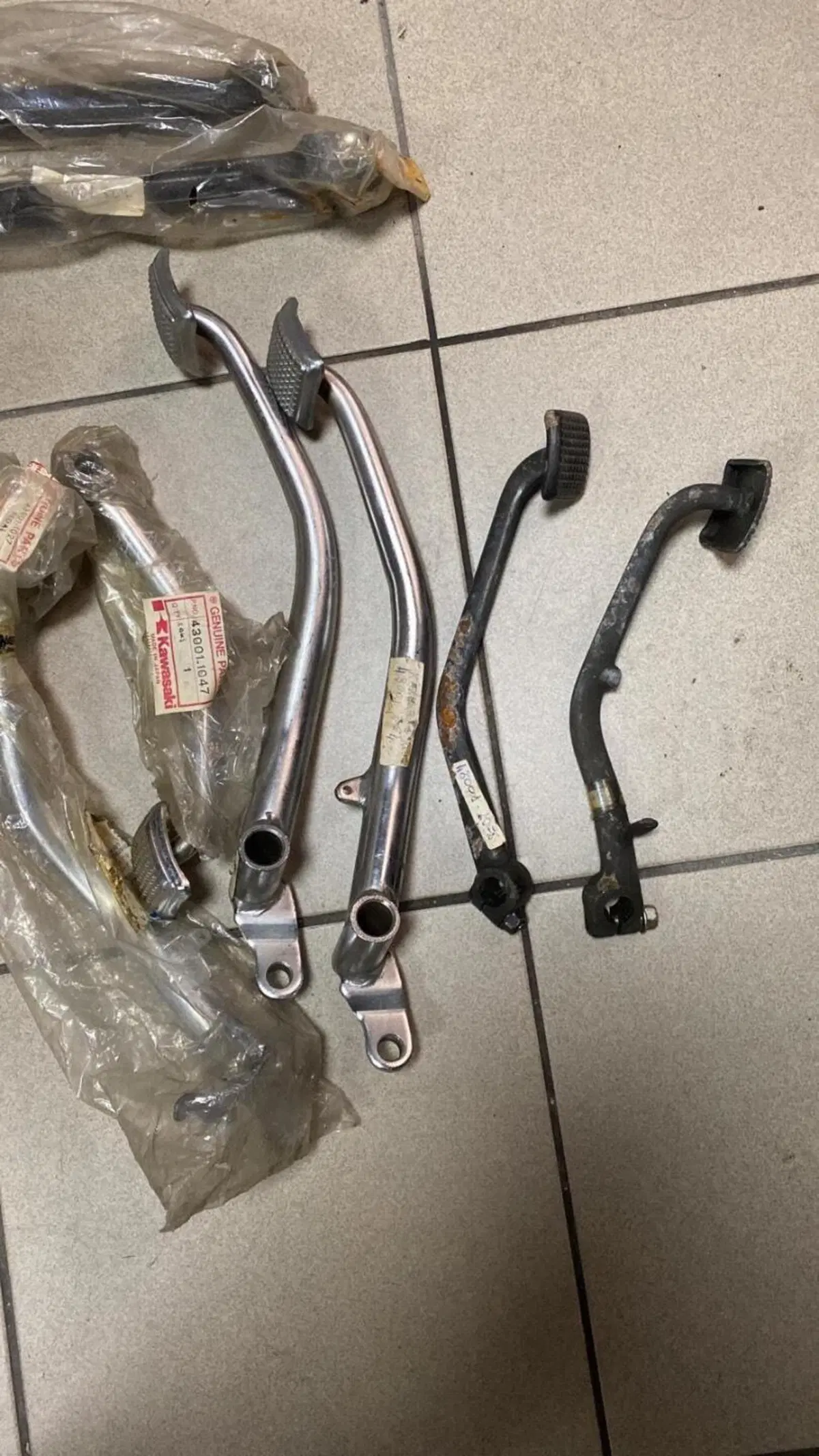 Leva freno posteriore per Kawasaki 1980-1990