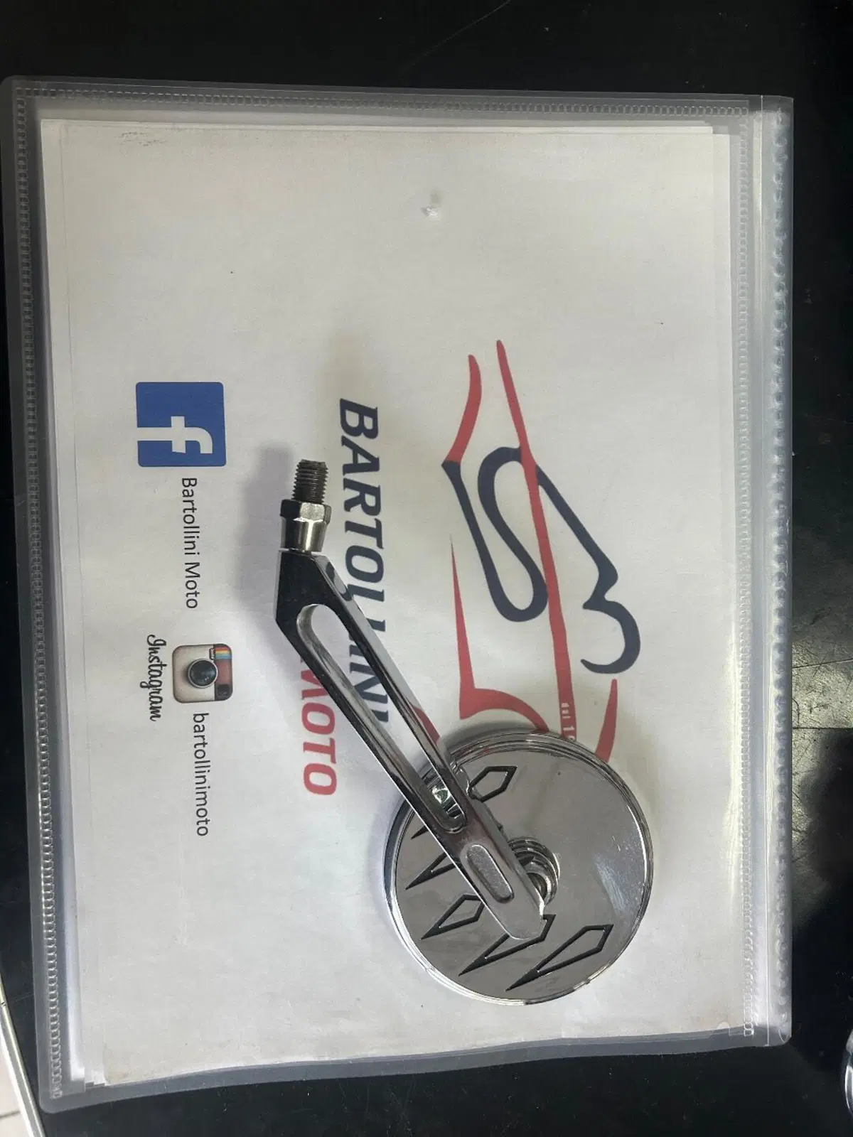 Specchietto universale destro MotoCustum