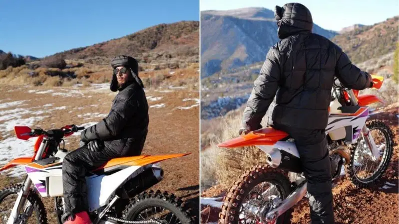 Le foto "scomode" di Hamilton sulla KTM da cross country sparite da Instagram: coincidenza o imposizione?