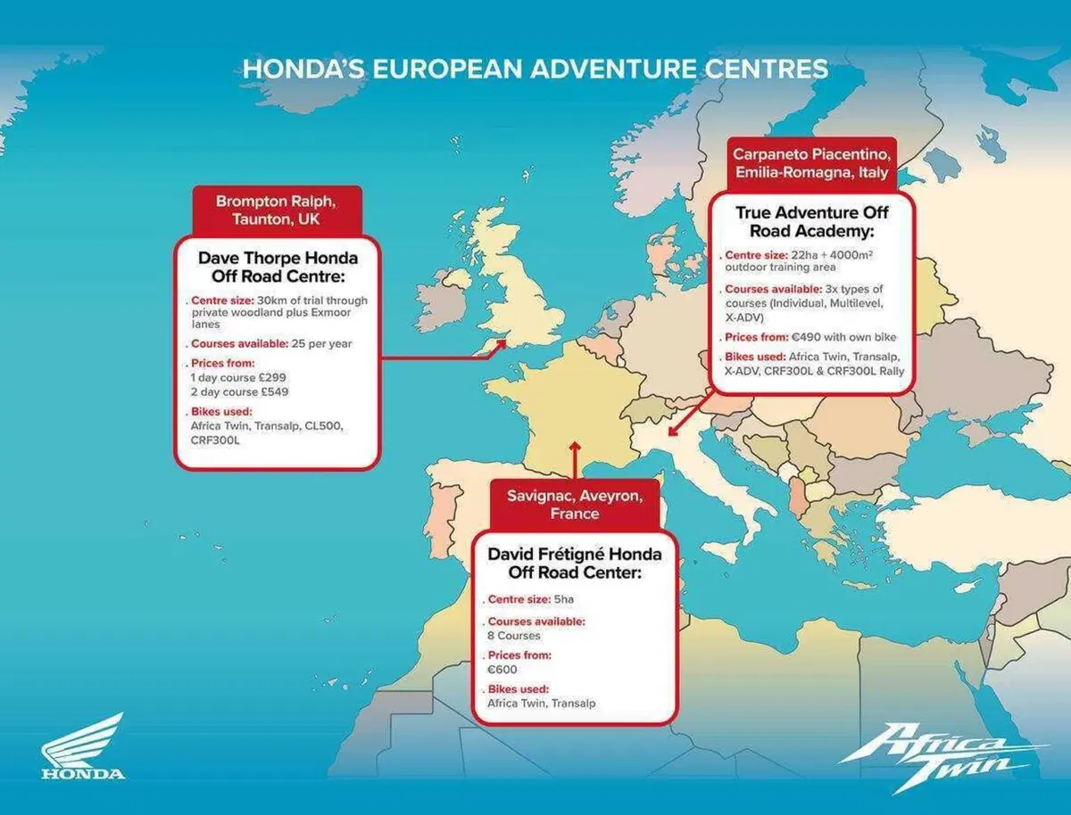 Il cuore pulsante dell’Adventure secondo Honda? L'Europa.