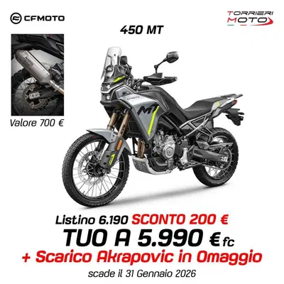 CFMOTO 450MT (2024 - 26) nuova