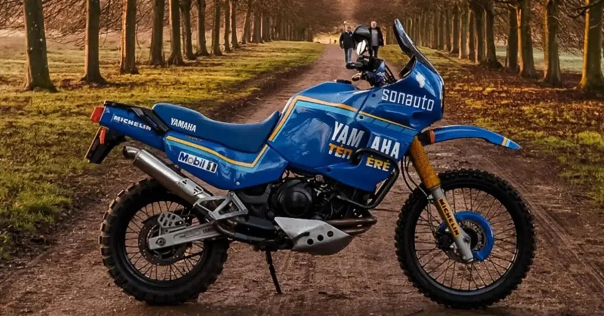 Questa Super T&eacute;n&eacute;r&eacute; con livrea Sonauto monta un motore del TDM 850. Tutto cos&igrave; magico!