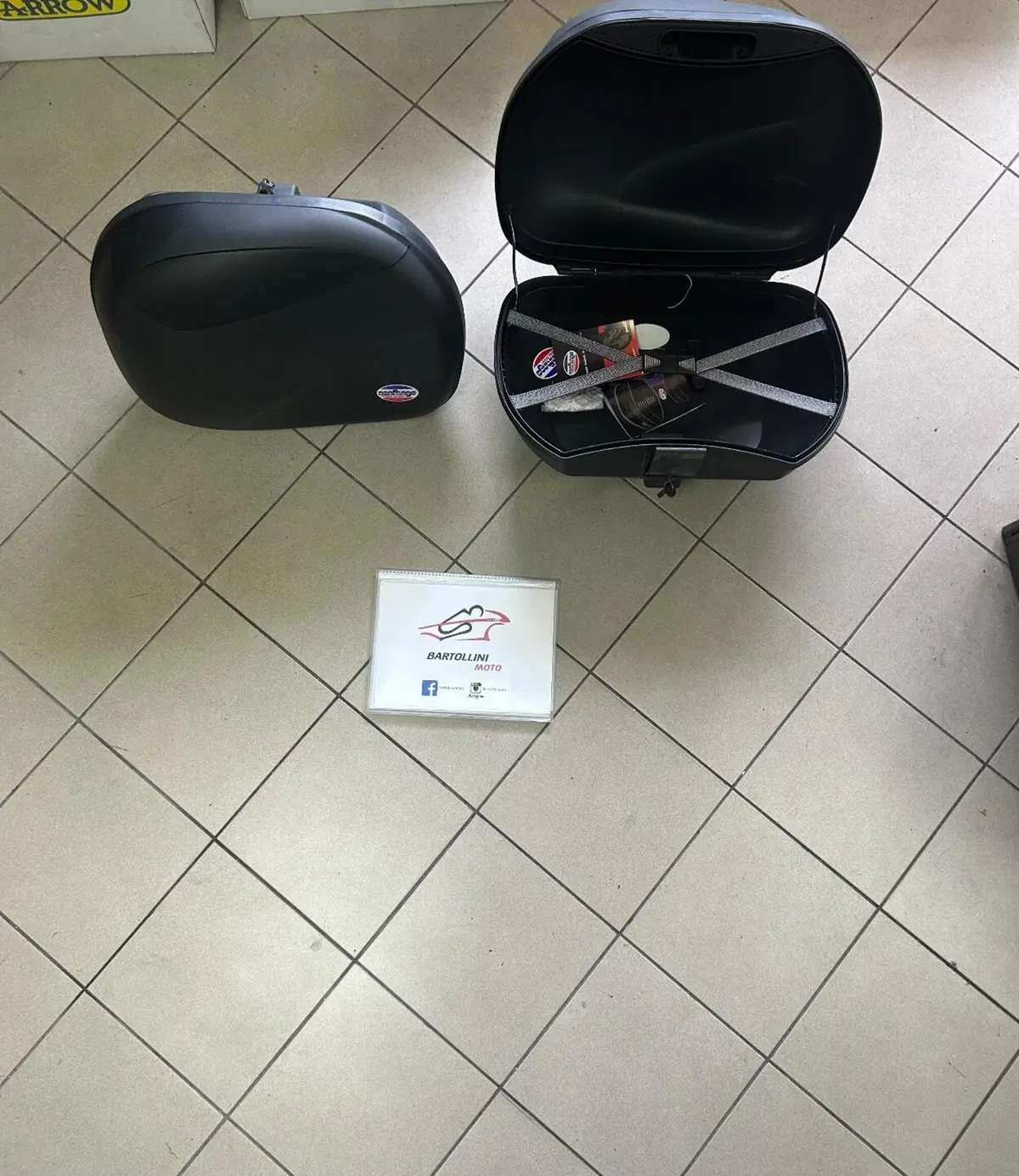 Valigie per moto complete di staffe Nonfango