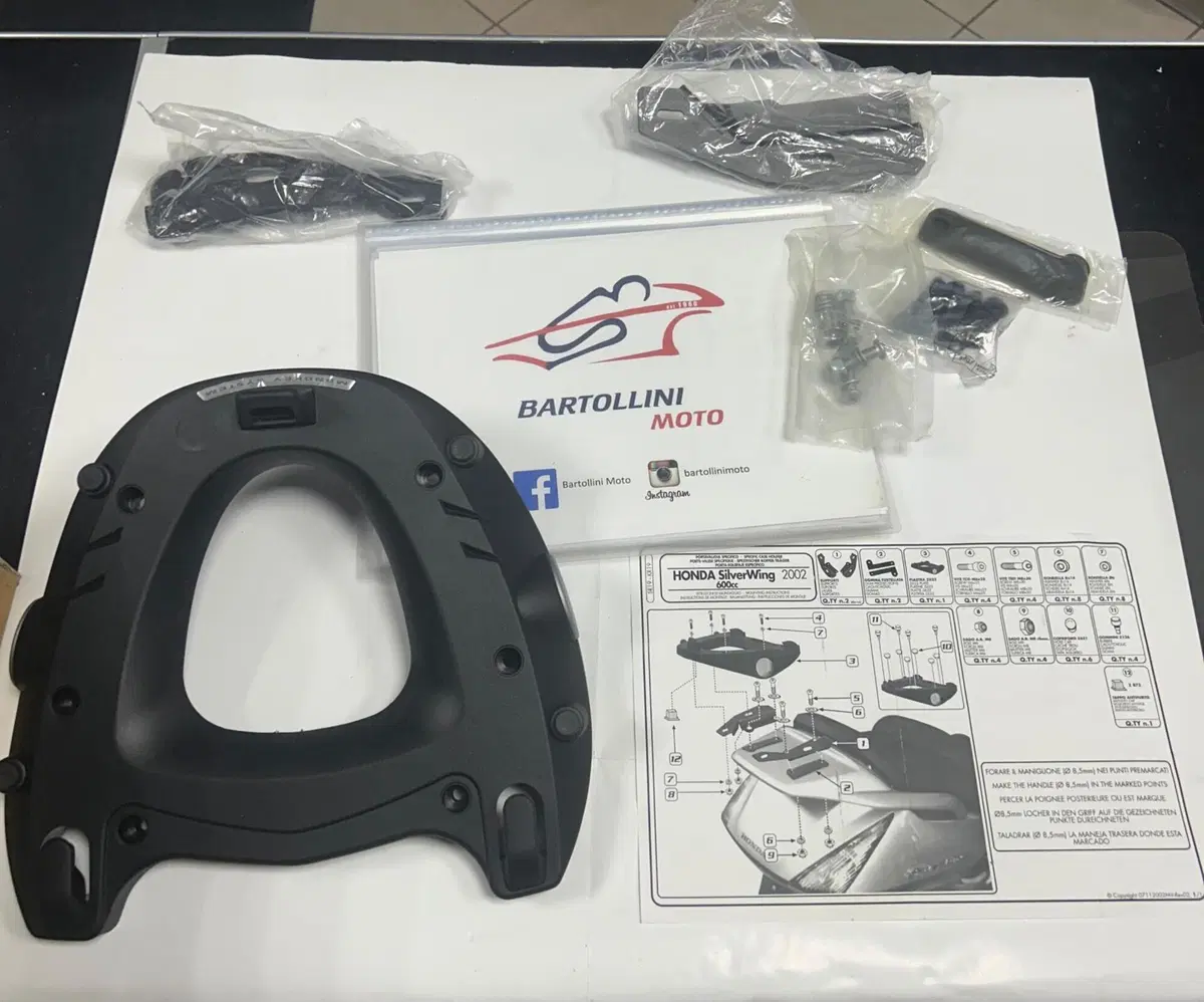 Portapacchi per Honda Silver wing 600 del 2002 kappa