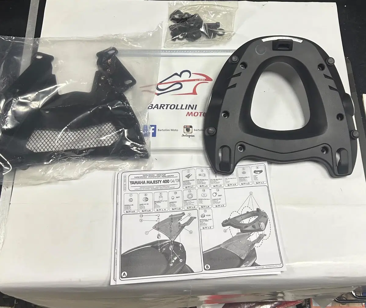 Piastra specifica per Yamaha Majesty 400 del 2004 kappa