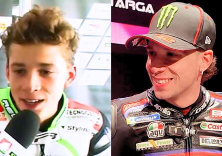 La misma entrevista a Marco Bezzecchi 13 años después: de los caballitos con el Ciao a los paseos con el perro [VÍDEO] 