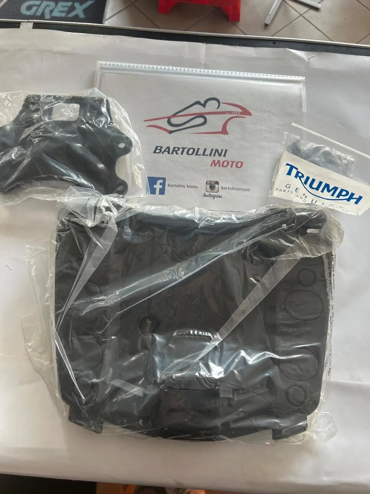 Staffa bauletto per Tiger 800 dal 2010 in poi Triumph