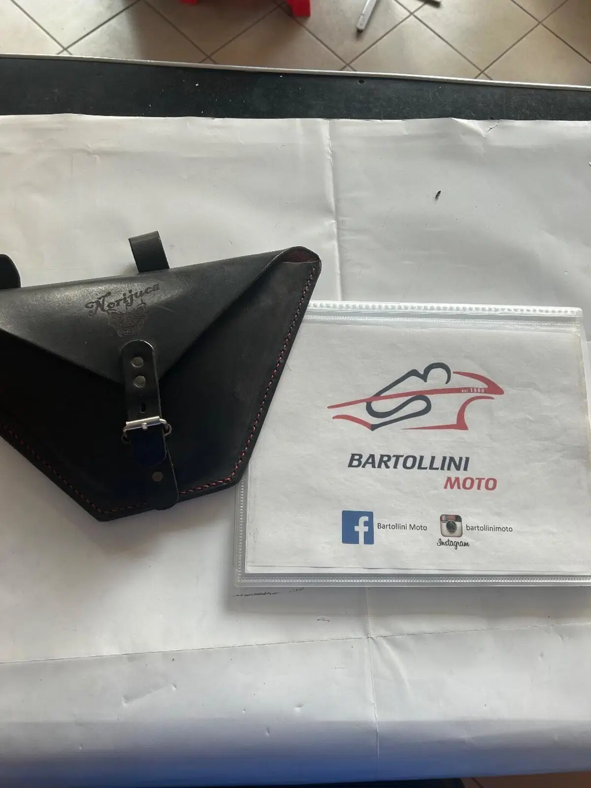 Borsetta in Pelle per Moto Norijuca