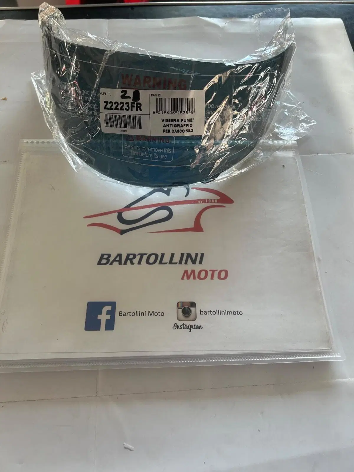 Visiera fume antigraffio per casco 50.2 Givi
