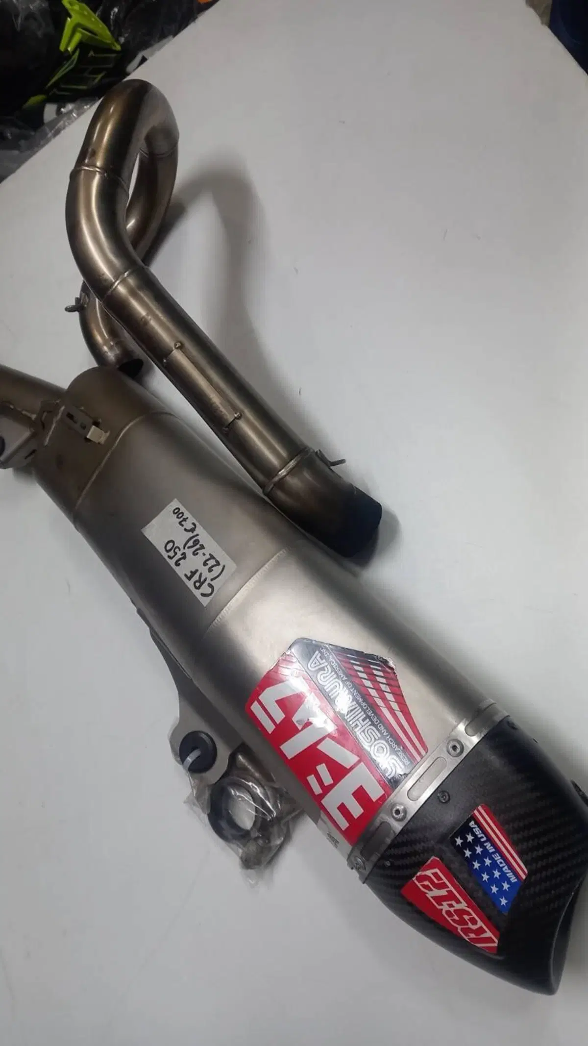 Marmitta yoshimura con finale in carbonio crf 250 (6)