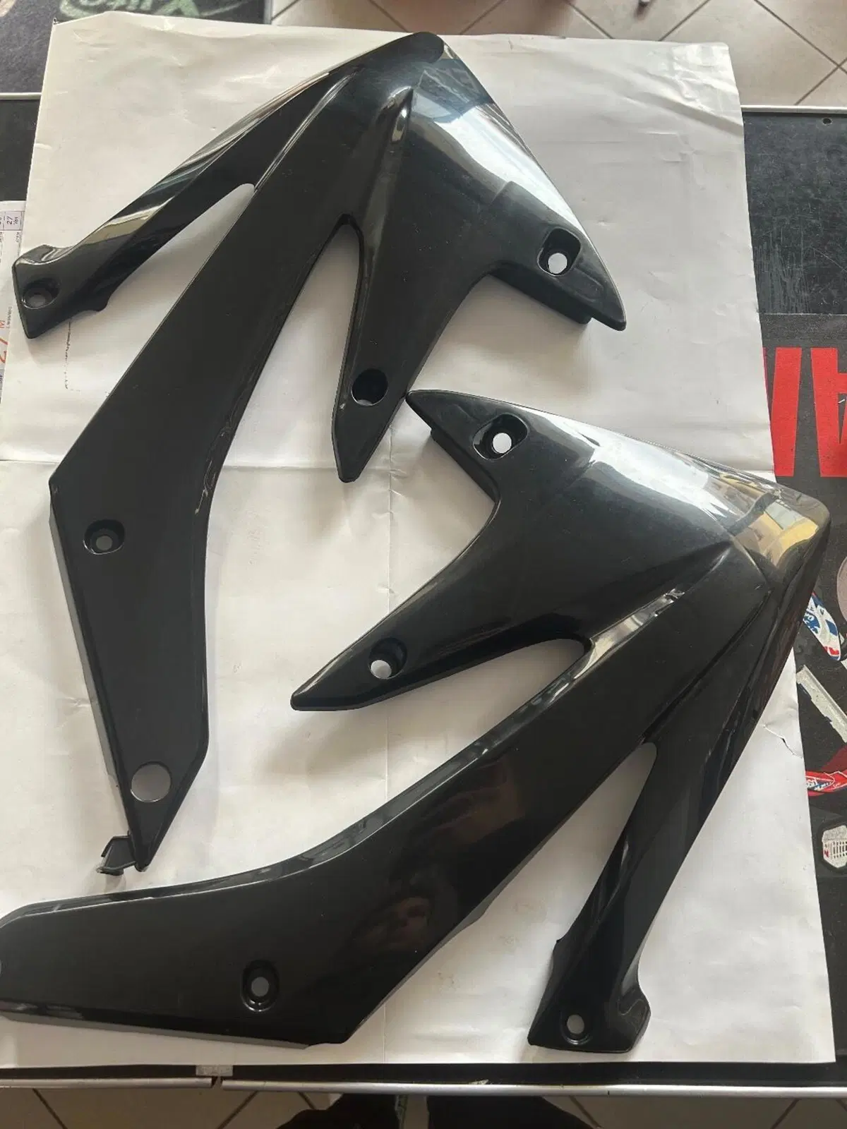 fianchetti radiatore per crf 450 del 2005 Acerbis