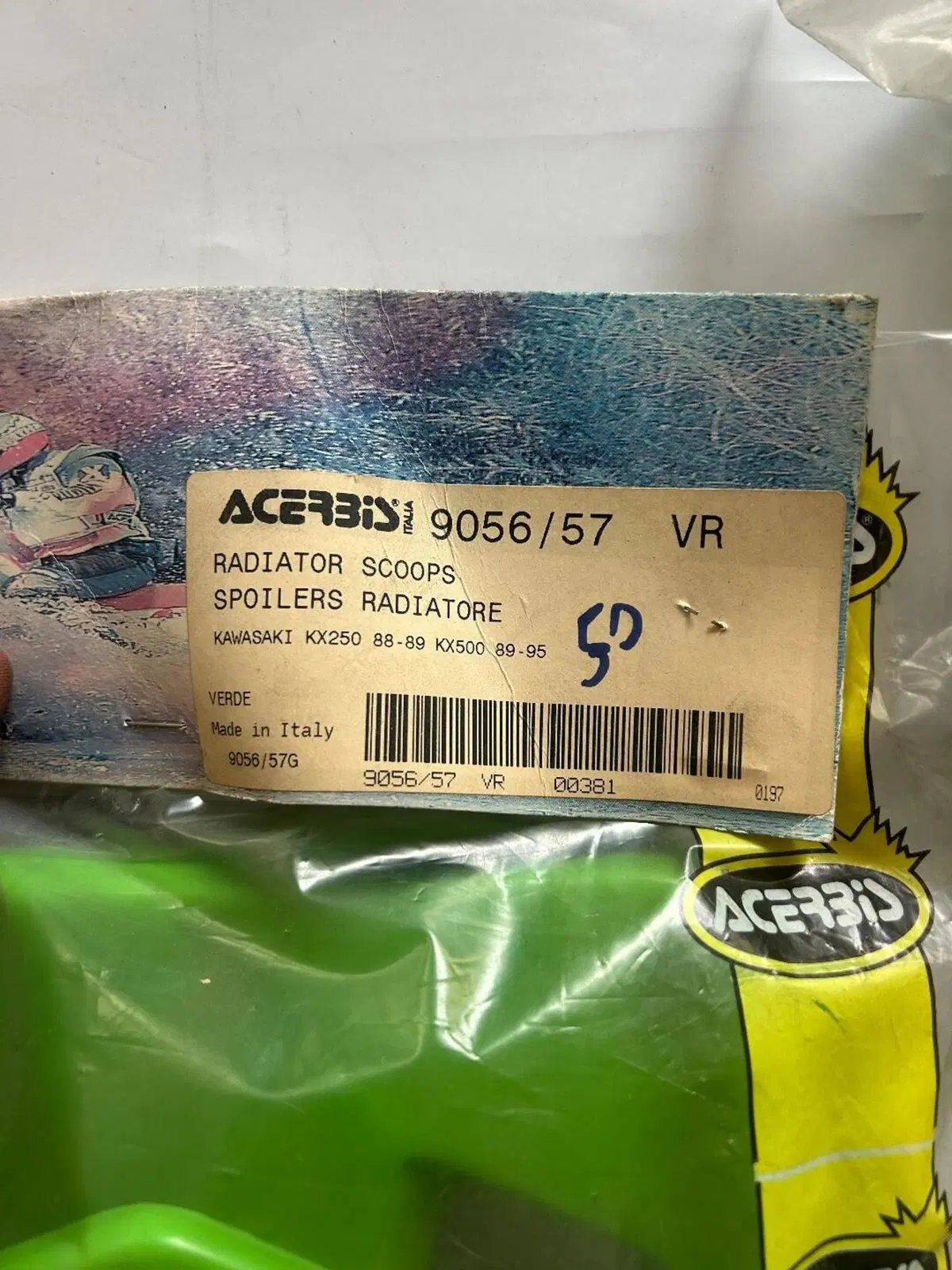 plastiche radiatori Kawasaki Acerbis (2)