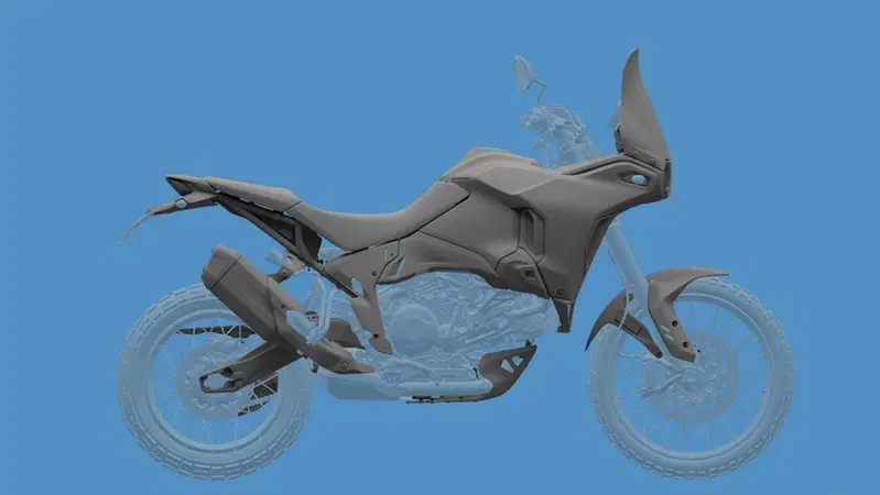 Ducati DesertX V2: trapela il design finale della nuova adventure